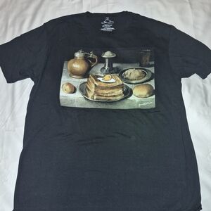 Ripple Junction Black Gudetama Graphic Tee